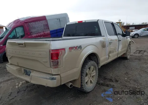 2016 Ford F-150 Platinum из США, поврежденный, VIN 1FTFW1EF2GFA47615